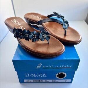 NIB Italian Shoemakers Women’s Emina Floral Sandals - Size 9